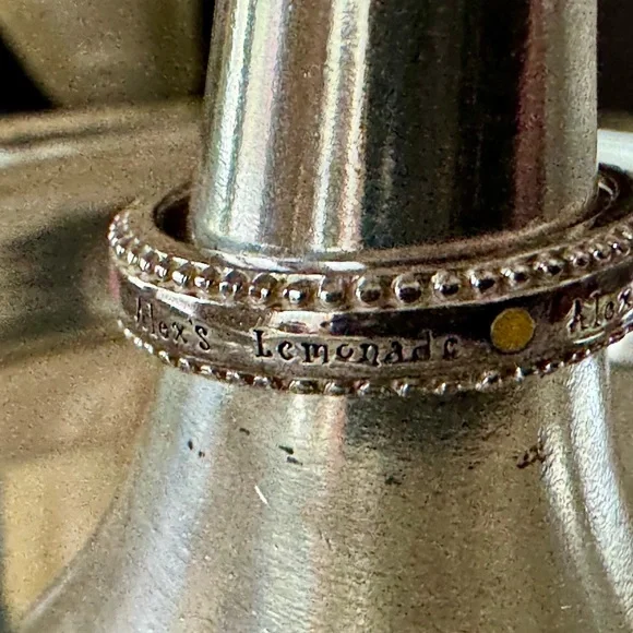 Alex’s Lemonade Silver Ring Size 7 - Picture 2 of 7